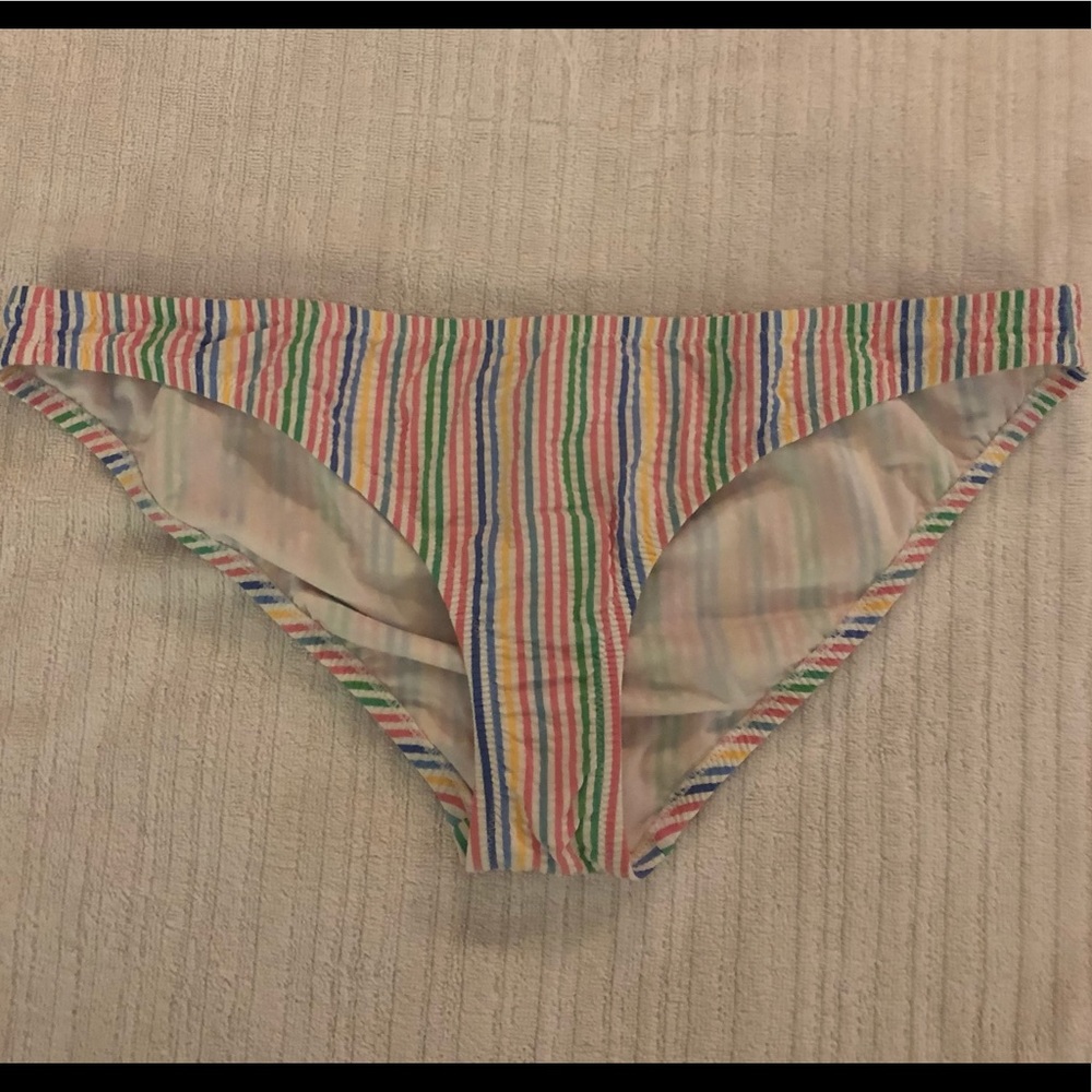 Very cute J. Crew striped seersucker bikini bottoms